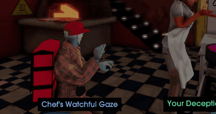 Screen capture of the pickpocket animation from Betrayal at Club Low